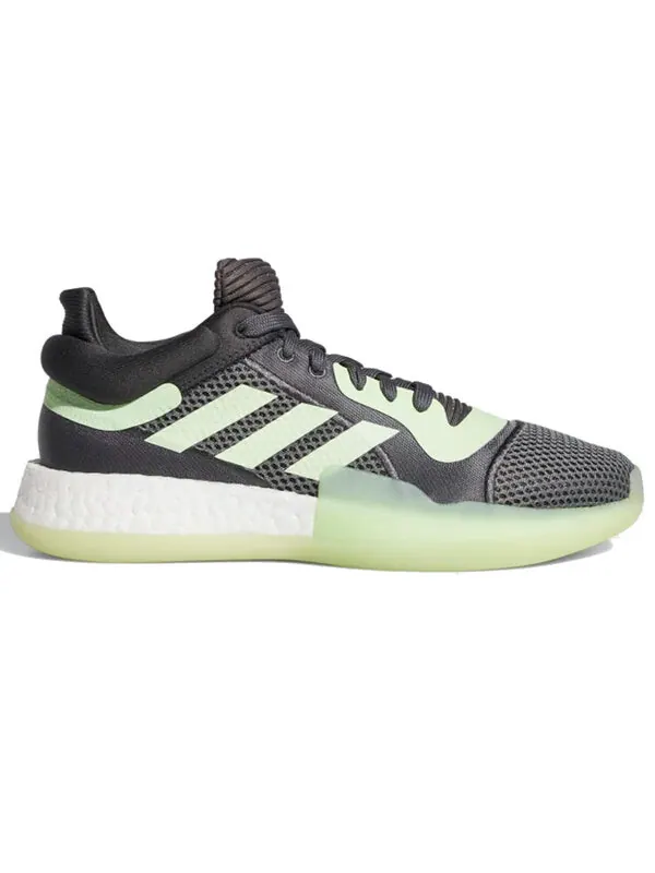 Кроссовки marquee boost low Adidas — изображение 2 из 4, черный/зеленый