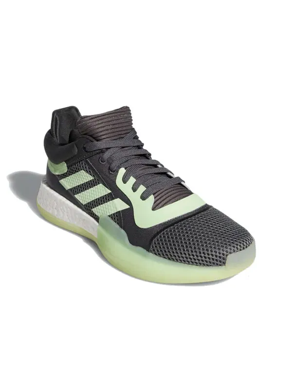 Кроссовки marquee boost low Adidas — изображение 4 из 4, черный/зеленый