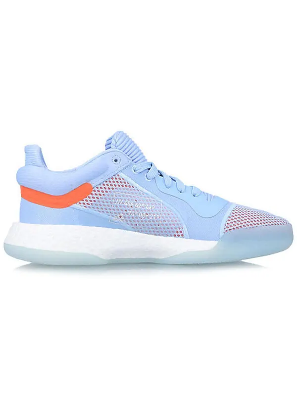 Кроссовки marquee boost low Adidas — изображение 2 из 4, синий/белый