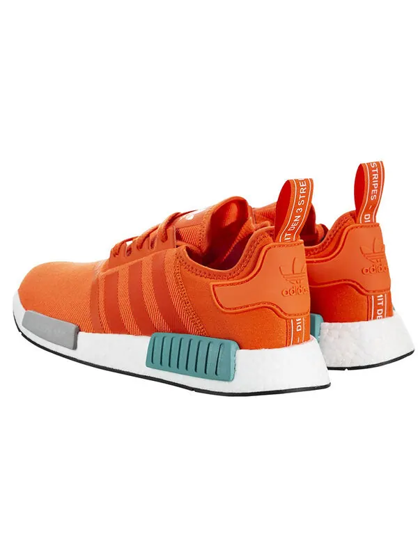 Кроссовки nmd_r1 Adidas — изображение 3 из 4, оранжевый