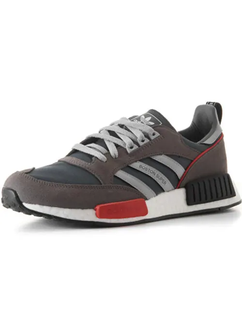 Кроссовки boston super r1 'cool grey' Adidas — изображение 2 из 4, серый