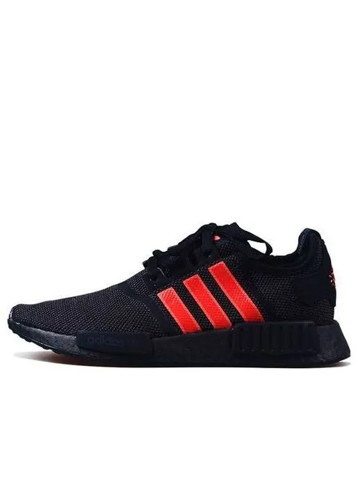 Кроссовки nmd_r1 Adidas — изображение 1 из 4, черный/красный