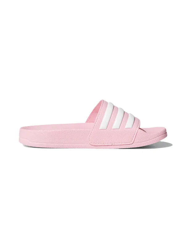 Тапочки adilette душевые слайды j Adidas — изображение 2 из 4, розовый/синий