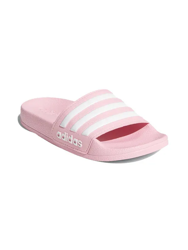 Тапочки adilette душевые слайды j Adidas — изображение 4 из 4, розовый/синий