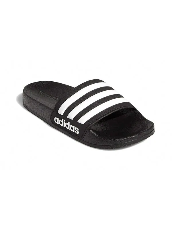 Тапочки adilette душевые слайды j Adidas — изображение 3 из 4, черный