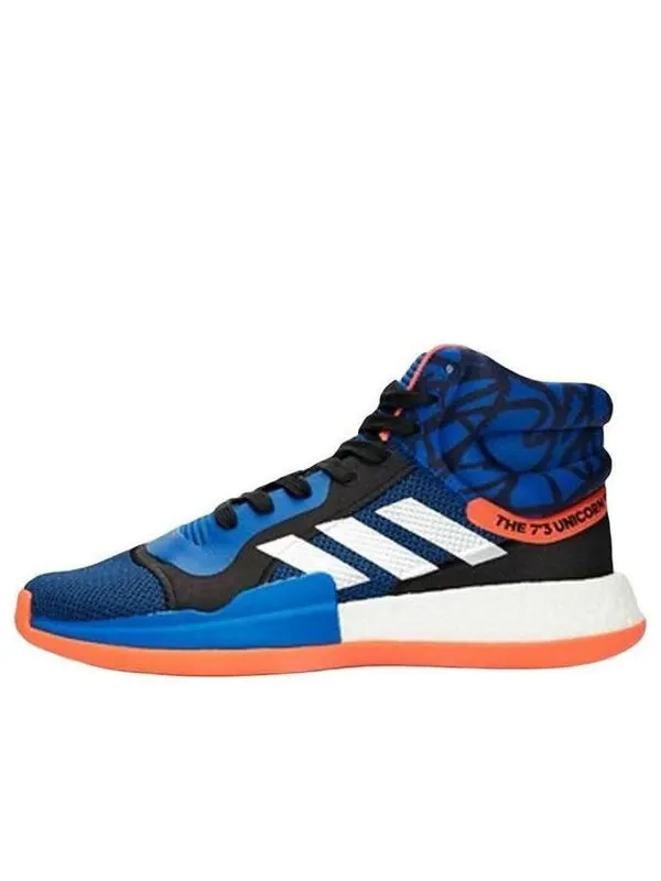 Кроссовки Marquee Boost Adidas — изображение 1 из 3, синий/оранжевый