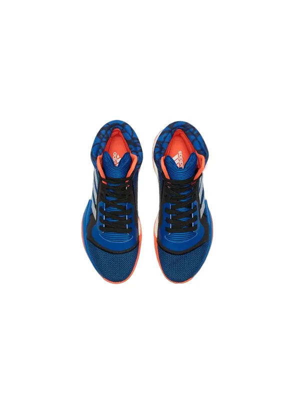 Кроссовки Marquee Boost Adidas — изображение 2 из 3, синий/оранжевый
