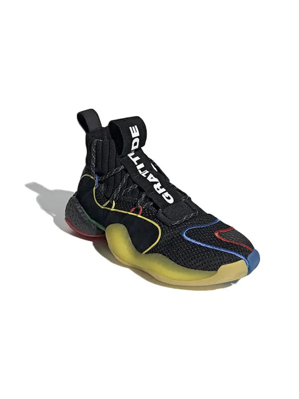 Кроссовки x pharrell crazy byw x Adidas — изображение 3 из 4, черный/мульти
