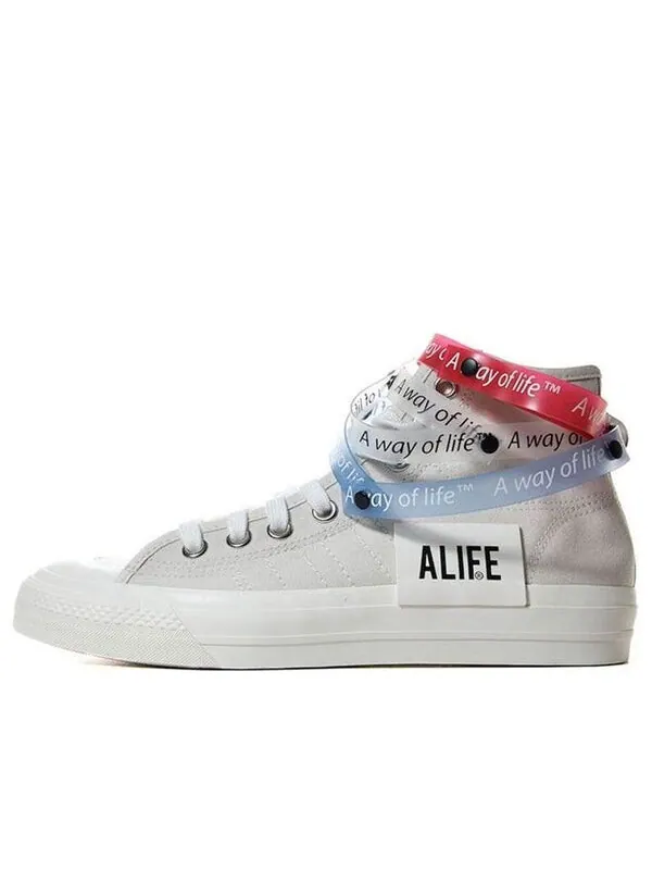 Кроссовки alife x nizza высокие Adidas — изображение 1 из 4, белый