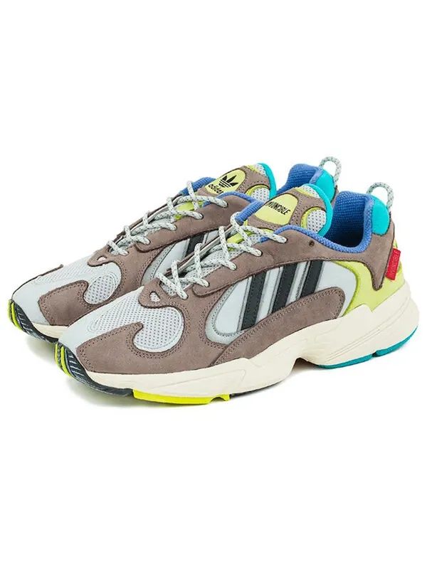 Массивные кеды invincible x yung 1 Adidas — изображение 3 из 4, коричневый