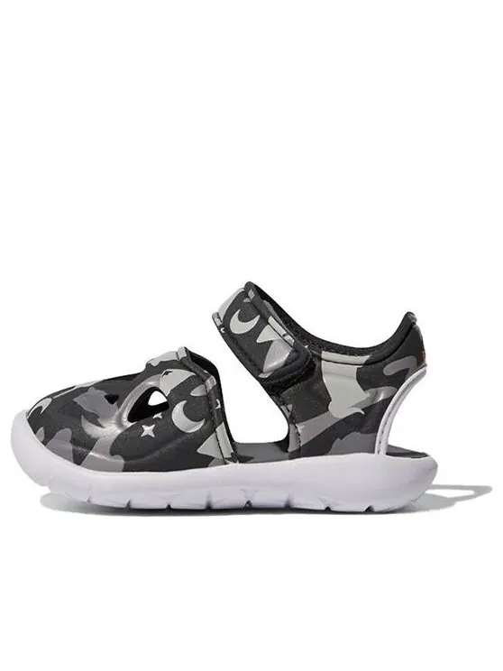 Сандалии fortaswim 2 i камуфляжные сандалии Adidas — изображение 1 из 4, черный/серый/белый