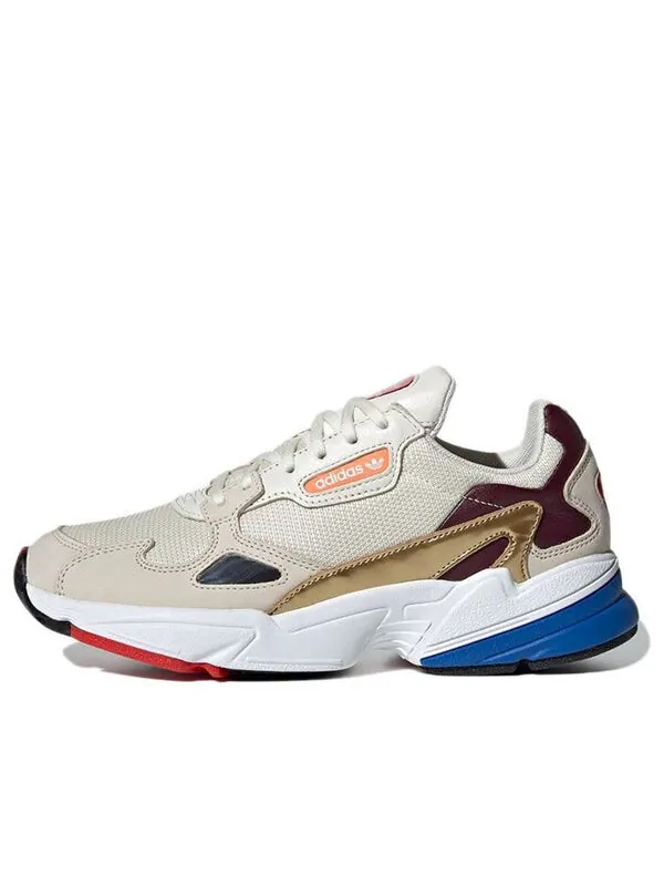 Кроссовки оригиналы falcon Adidas — изображение 1 из 3, бежевый/синий/белый