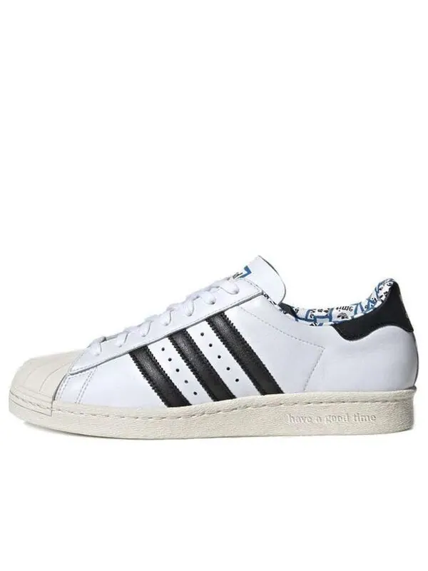Кроссовки хорошо проводят время x суперзвезда 80-х Adidas — изображение 1 из 4, белый/черный