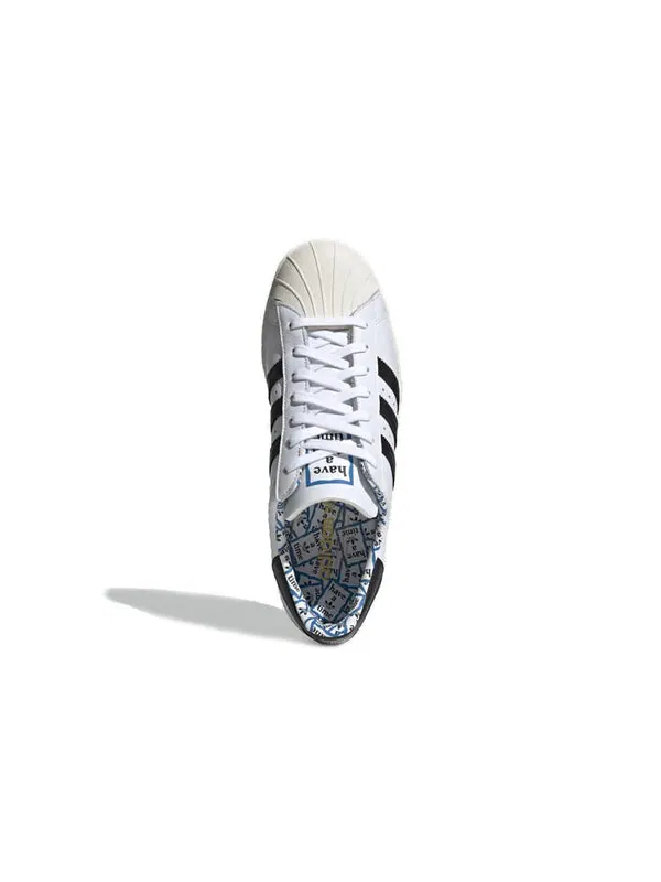 Кроссовки хорошо проводят время x суперзвезда 80-х Adidas — изображение 4 из 4, белый/черный