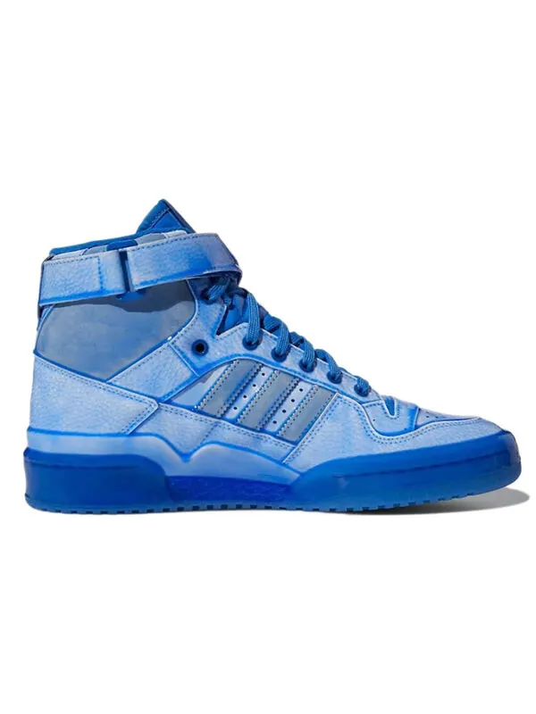 Кроссовки jeremy scott x forum высокие Adidas — изображение 2 из 4, синий