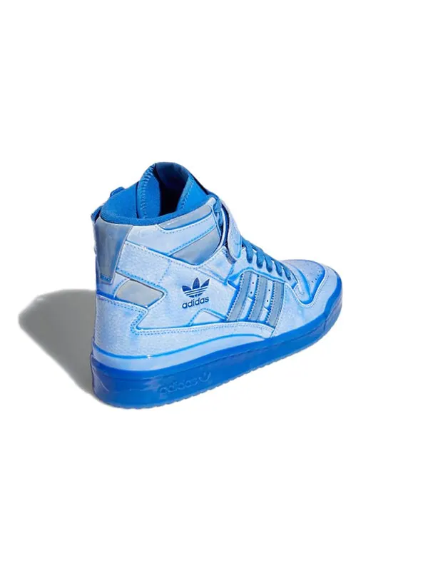 Кроссовки jeremy scott x forum высокие Adidas — изображение 4 из 4, синий