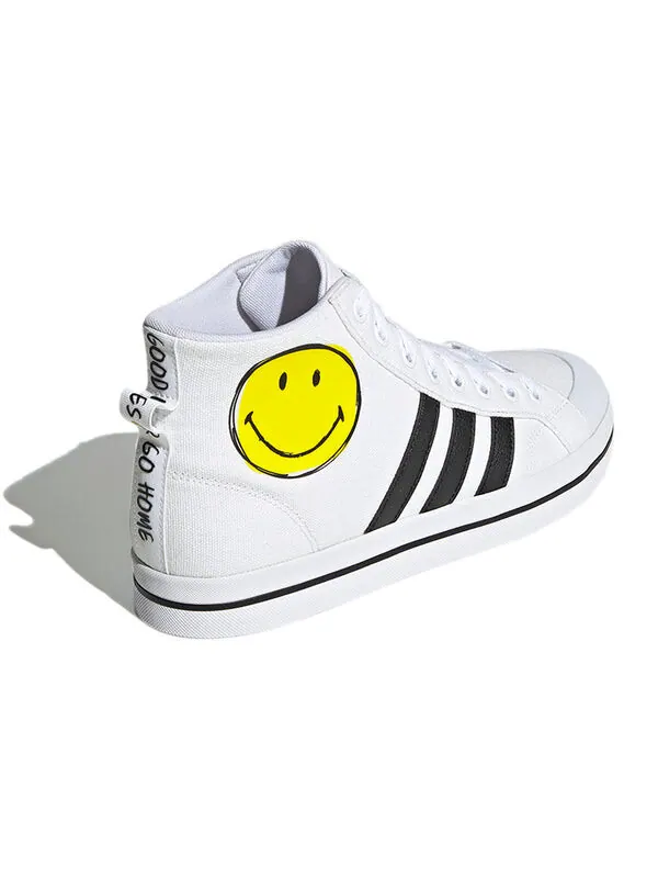 Кроссовки neo bravada mid smiley face Adidas — изображение 4 из 4, белый/желтый/черный