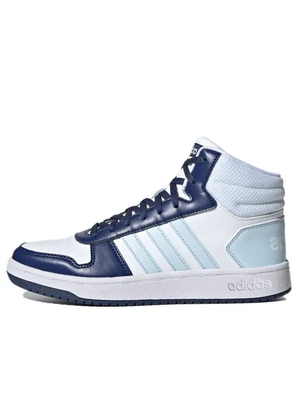 Кроссовки neo hoops 2.0 средние Adidas — изображение 1 из 4, белый/синий
