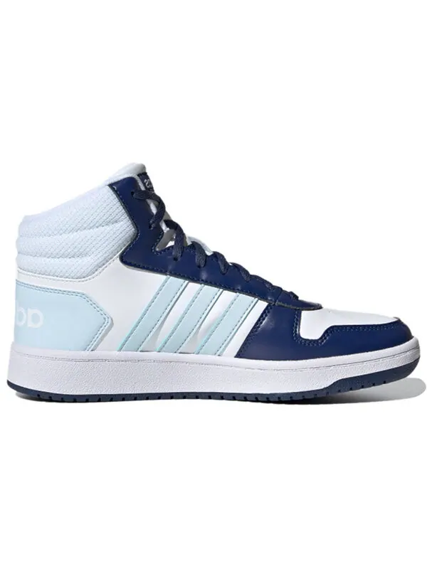 Кроссовки neo hoops 2.0 средние Adidas — изображение 2 из 4, белый/синий