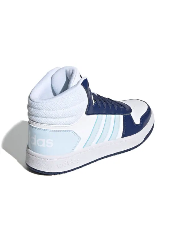 Кроссовки neo hoops 2.0 средние Adidas — изображение 4 из 4, белый/синий