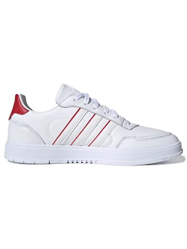 Кроссовки neo court master красные Adidas — изображение 2 из 4, белый/красный