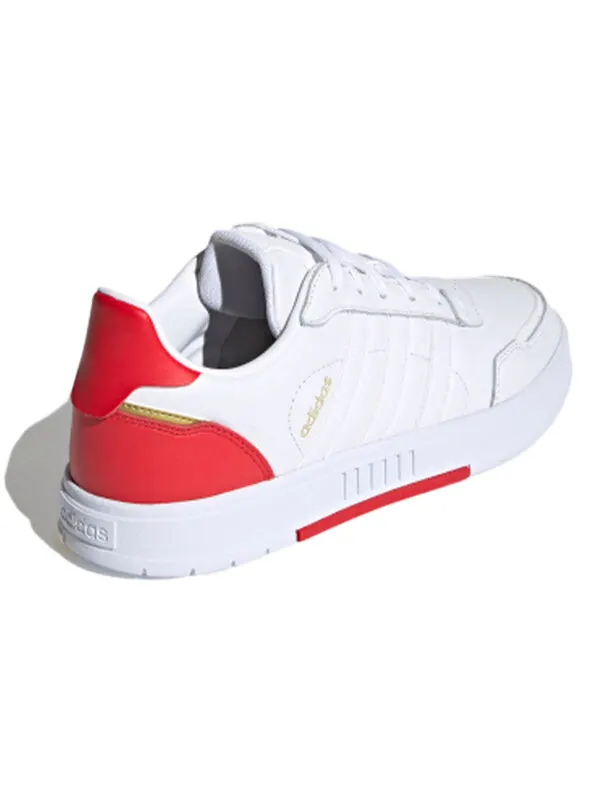 Кроссовки neo courtmaster красные Adidas — изображение 4 из 4, белый/красный