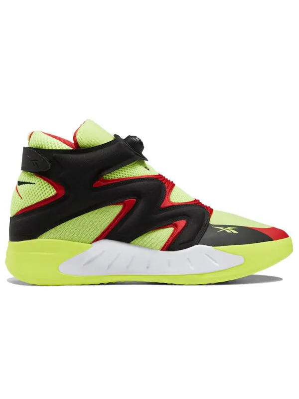 Кроссовки instapump fury zone 'acid yellow' Reebok — изображение 2 из 4, зеленый