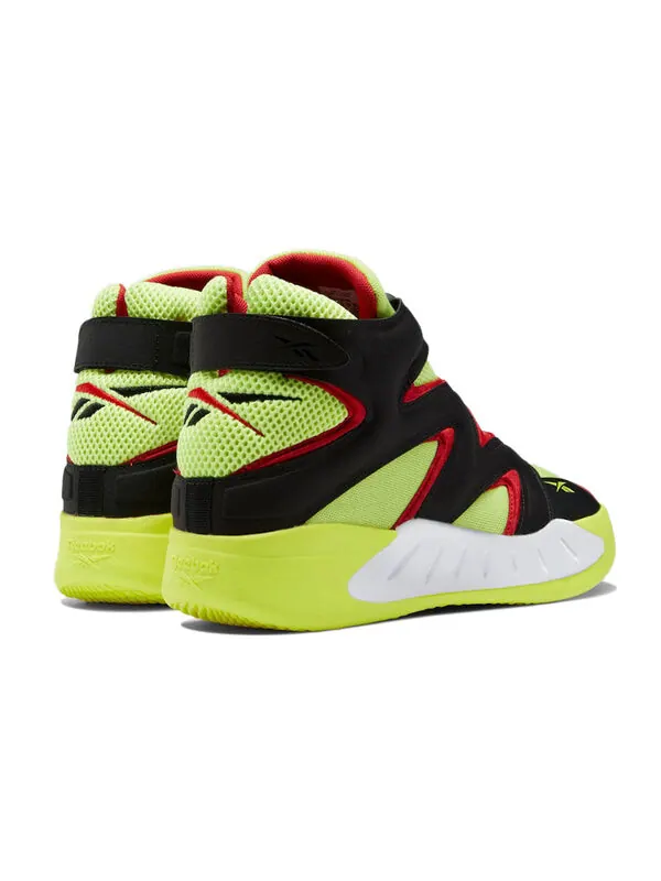 Кроссовки instapump fury zone 'acid yellow' Reebok — изображение 3 из 4, зеленый