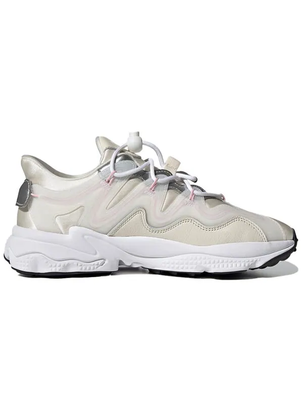 Кроссовки ozweego plus Adidas — изображение 3 из 4, бежевый