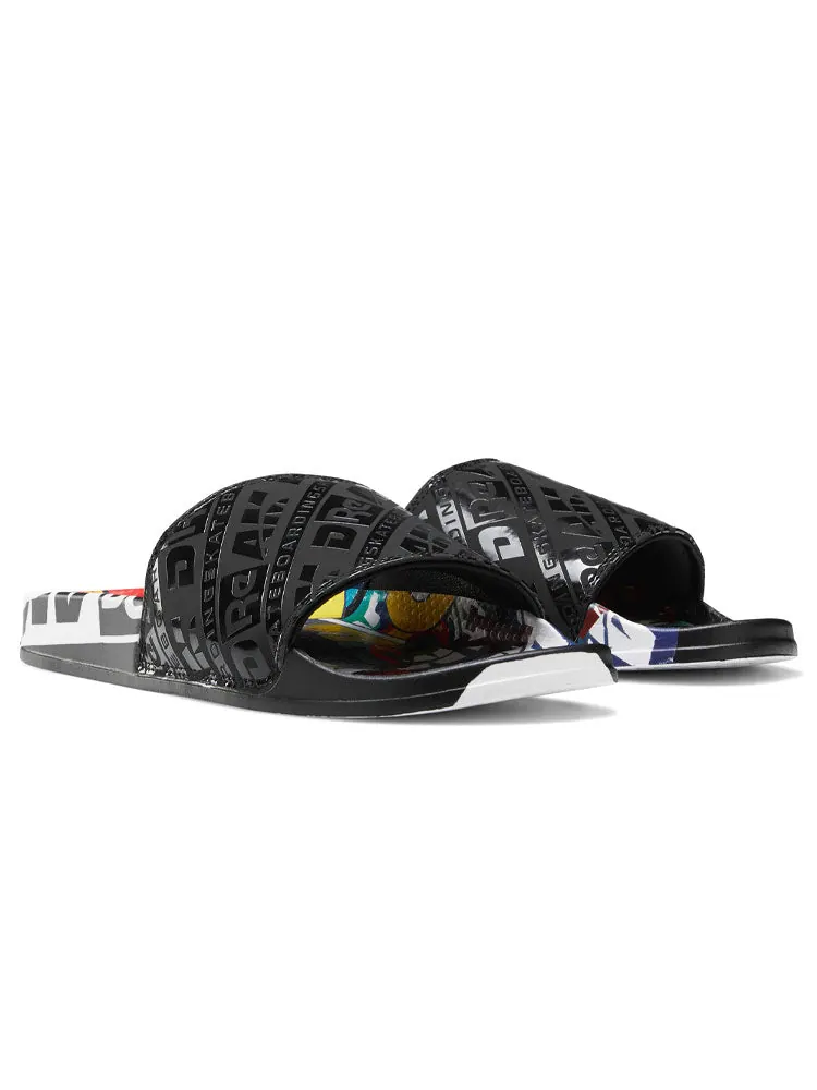 Шлепанцы Reebok BlackEyePatch x Classic Slide 'Black' — изображение 4 из 7, черный