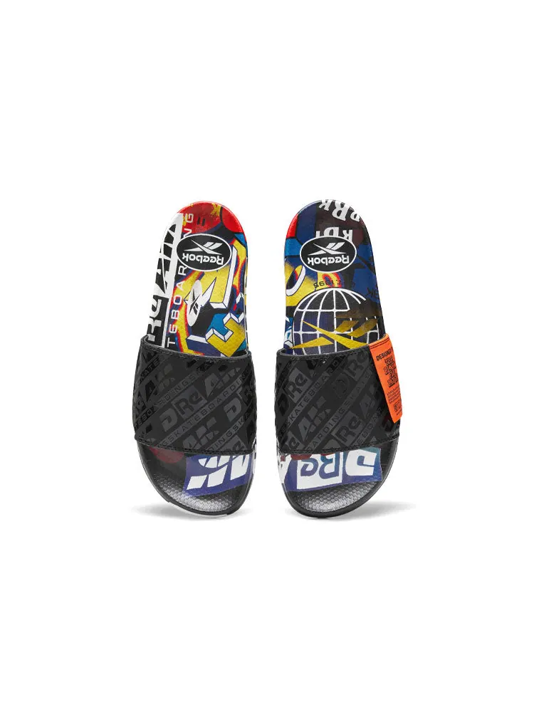 Шлепанцы Reebok BlackEyePatch x Classic Slide 'Black' — изображение 5 из 7, черный