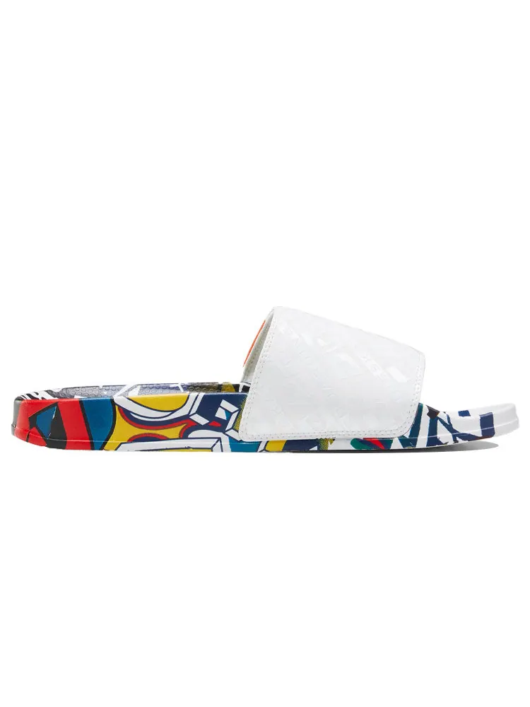 Шлепанцы Reebok BlackEyePatch x Classic Slide 'White' — изображение 2 из 6, белый