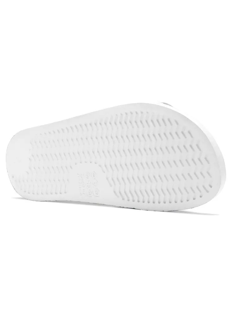 Шлепанцы Reebok BlackEyePatch x Classic Slide 'White' — изображение 6 из 6, белый