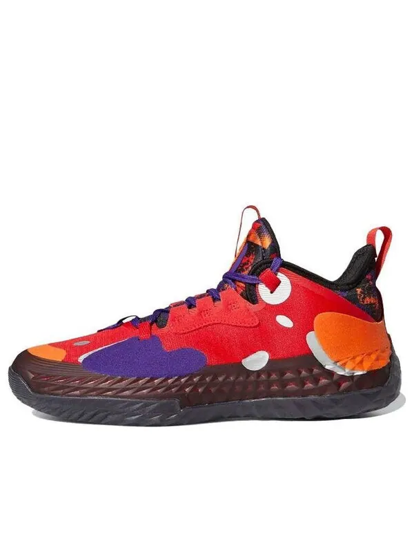 Кроссовки Harden Vol. 5 Adidas — изображение 1 из 4, красный/оранжевый