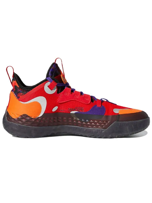 Кроссовки Harden Vol. 5 Adidas — изображение 2 из 4, красный/оранжевый