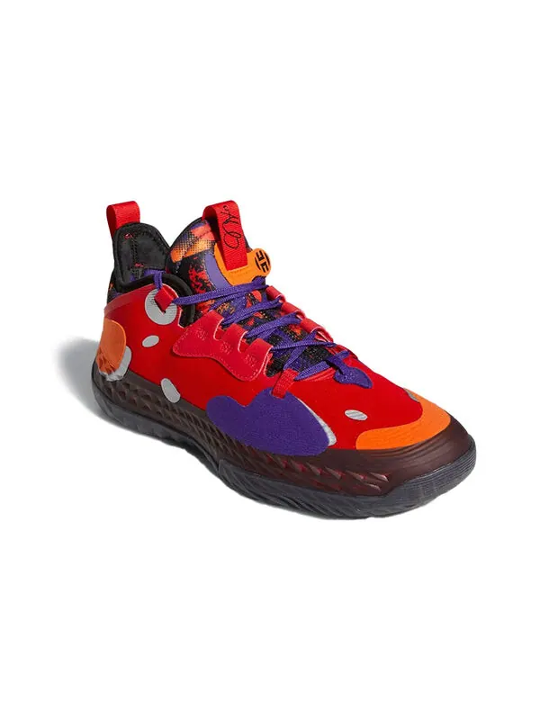 Кроссовки Harden Vol. 5 Adidas — изображение 3 из 4, красный/оранжевый