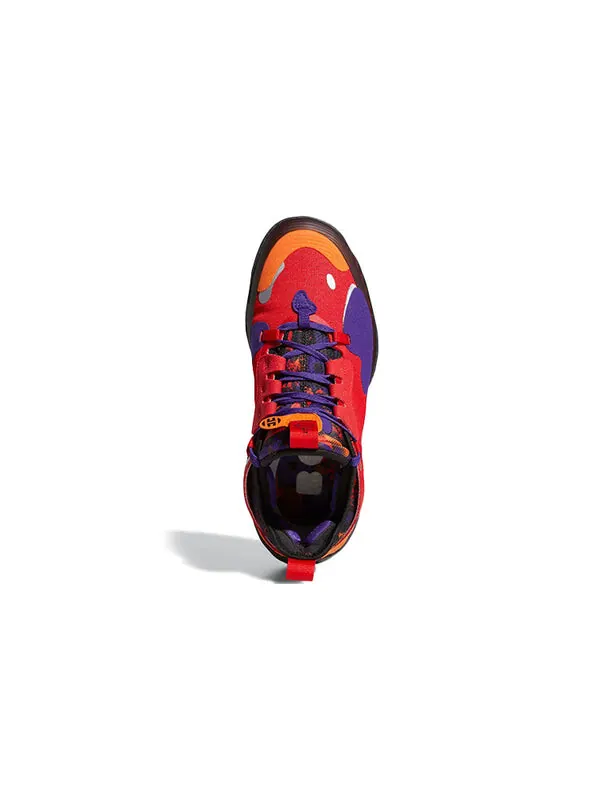 Кроссовки Harden Vol. 5 Adidas — изображение 4 из 4, красный/оранжевый