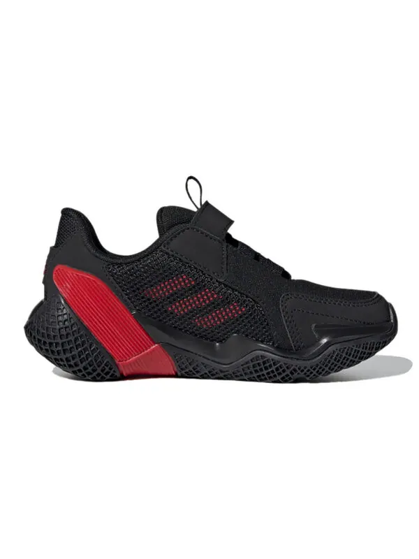 Кроссовки 4uture rnr el красные Adidas — изображение 2 из 4, черный/красный