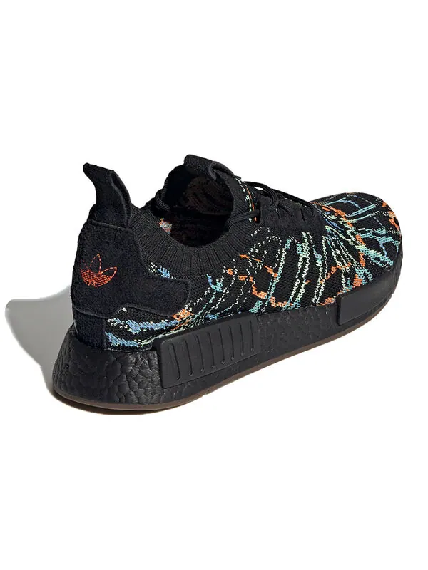 Кроссовки nmd_r1 primeknit Adidas — изображение 4 из 4, черный