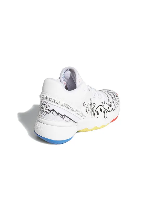 Кроссовки дон проблема №2 маленькие дети Adidas — изображение 4 из 4, белый