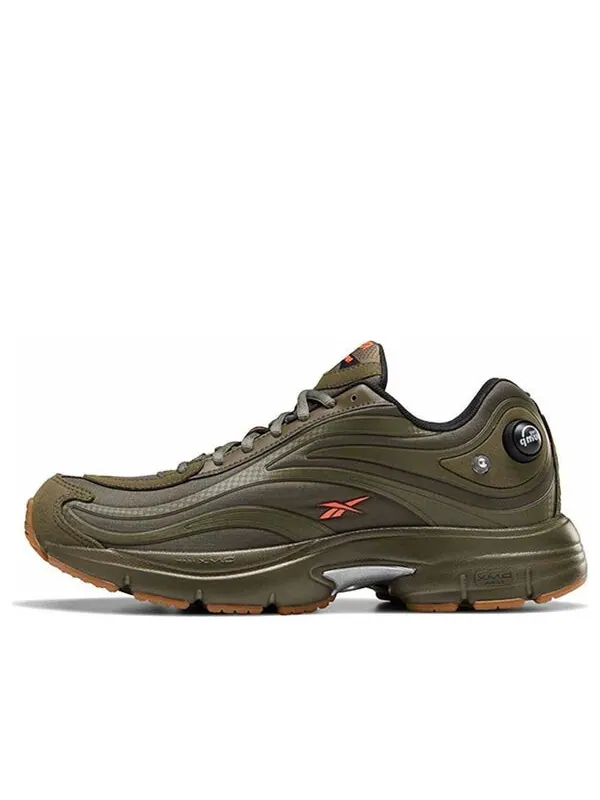 Кроссовки premier pump paris running shoes black/green Reebok — изображение 1 из 4, черный/зеленый