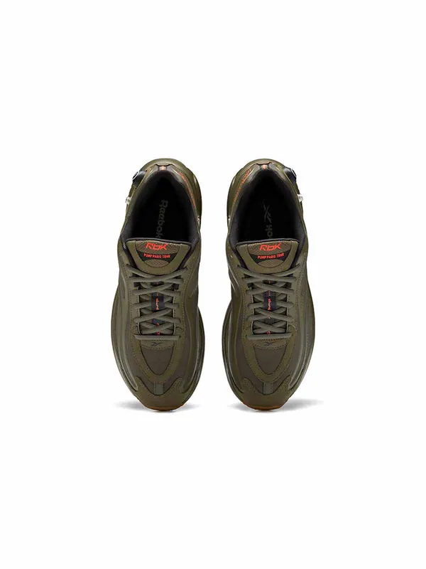 Кроссовки premier pump paris running shoes black/green Reebok — изображение 4 из 4, черный/зеленый