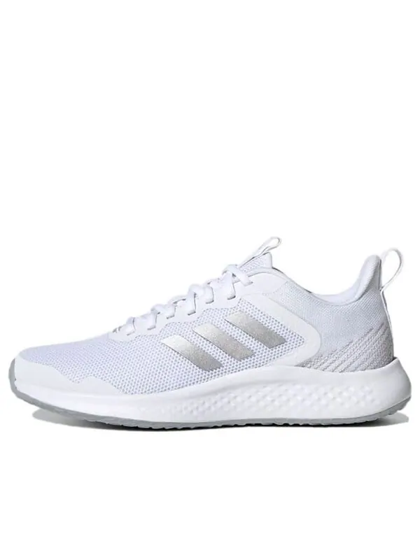 Кроссовки (WMNS) adidas Fluidstreet 'White Matte Silver' — изображение 1 из 4, белый/серебристый