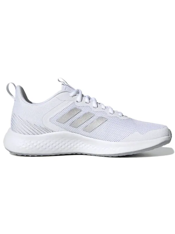 Кроссовки (WMNS) adidas Fluidstreet 'White Matte Silver' — изображение 2 из 4, белый/серебристый