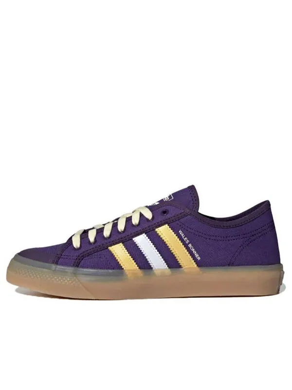Кроссовки x wales bonner nizza low Adidas — изображение 1 из 4, фиолетовый