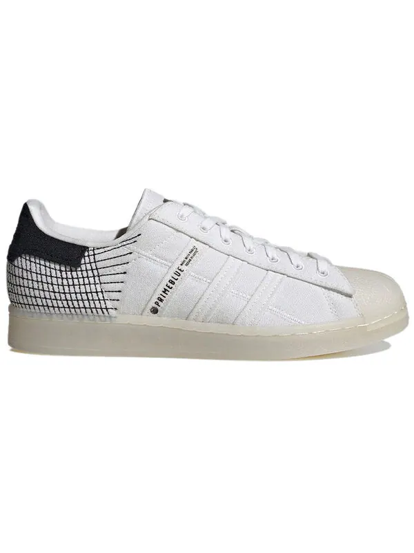 Кроссовки superstar primeblue Adidas — изображение 2 из 4, белый