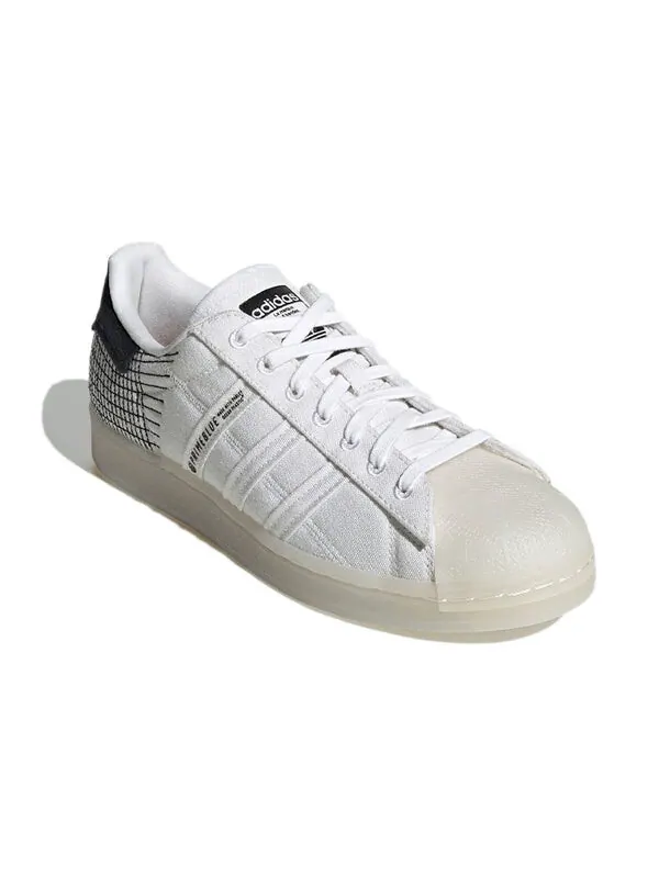 Кроссовки superstar primeblue Adidas — изображение 3 из 4, белый