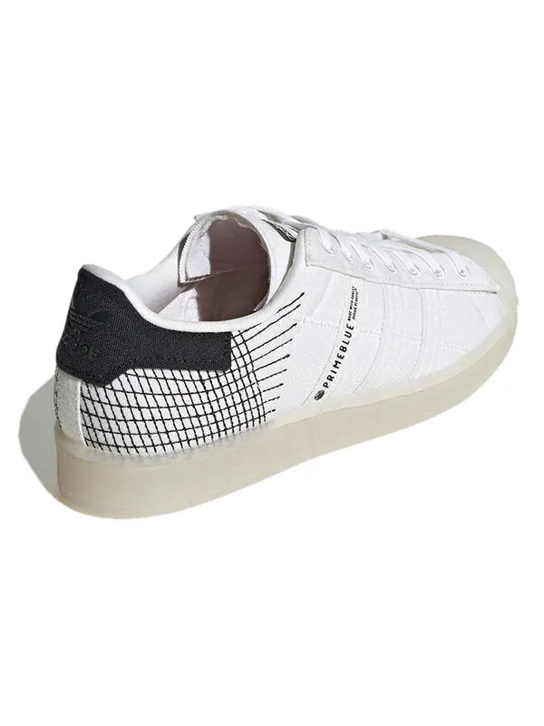 Кроссовки superstar primeblue Adidas — изображение 4 из 4, белый