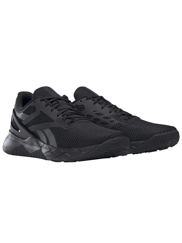 Кроссовки nanoflex tr 'core black' Reebok — изображение 3 из 4, черный