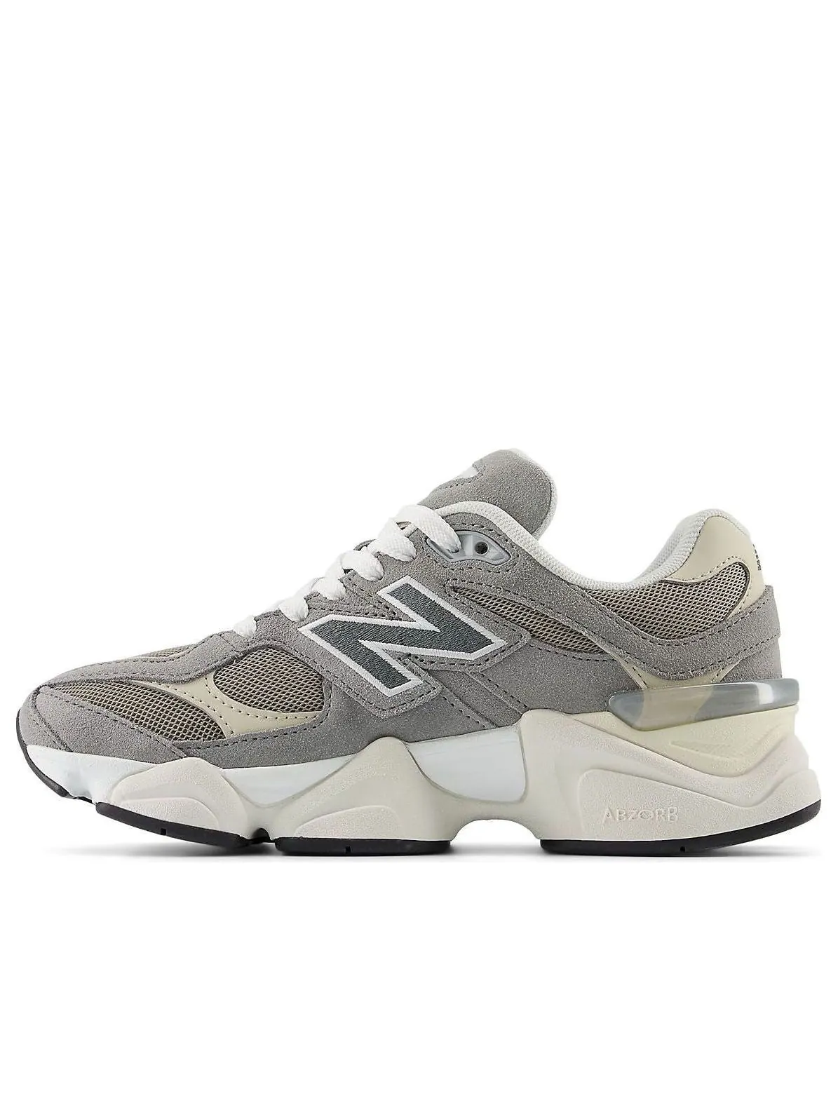 (GS) New Balance 9060 'Grey Brown' — изображение 1 из 6, серый коричневый